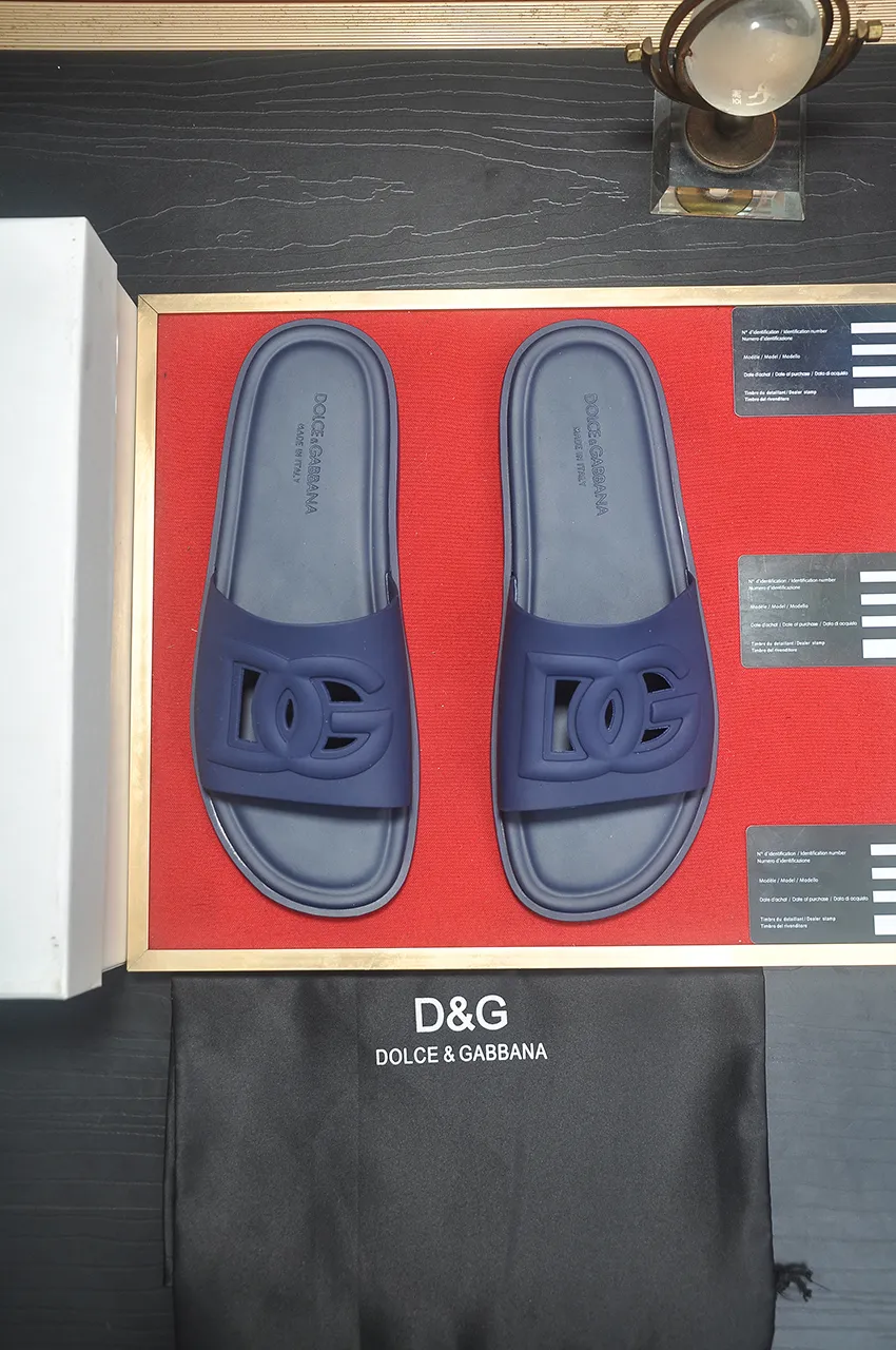 Men's shoes 💰280 [D&G] High-end quality Product trademark: DG "Dolce & Gabban*" slippers, Product material: Imported cowhide upper, original air cushion outsole, regular size: 38-45